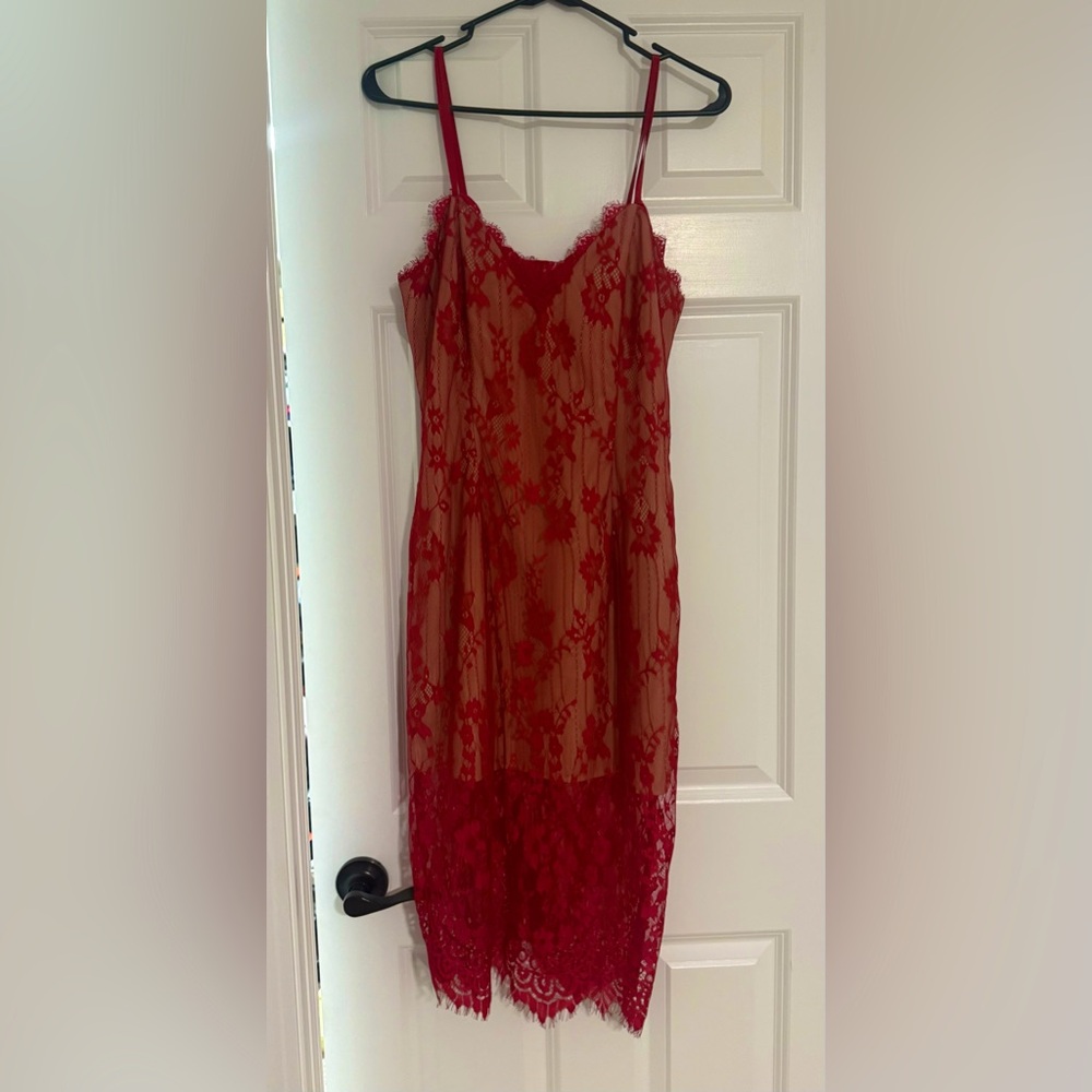 KEEPSAKE LOVE AFFAIR LACE DRESS